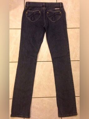 Juicy Couture Heart Pockets Kate Skinny Jeans—size 26–Like new